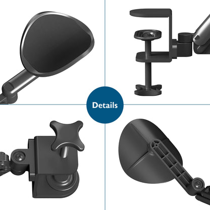BONTEC Ergonomic Arm Rest Support for Desk Armrest Pad Rotating Wrist Rest Holder
